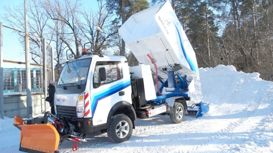 Multifunctional combined machine MKM-1904-29 "Umka" with mounted equipment