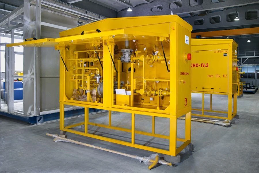 Closet gas reducing stations of GRPSH, UGRSH type