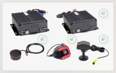 CARVIS 4-channel video analytics system (HDD)