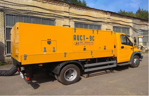 Equipment for aircraft ground heating "AIST-9"