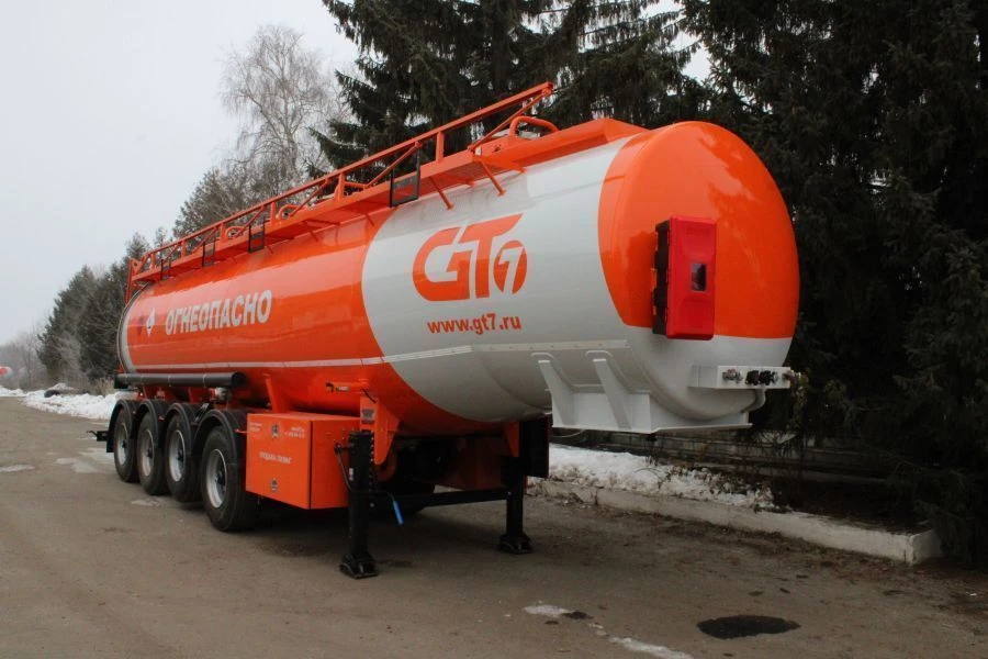 Semitrailer-tanker PPC-3-4, type PR4, modification 92296-0000010-09 ( without pump). Axial unit AGOS-4-GT7-00.00.000.