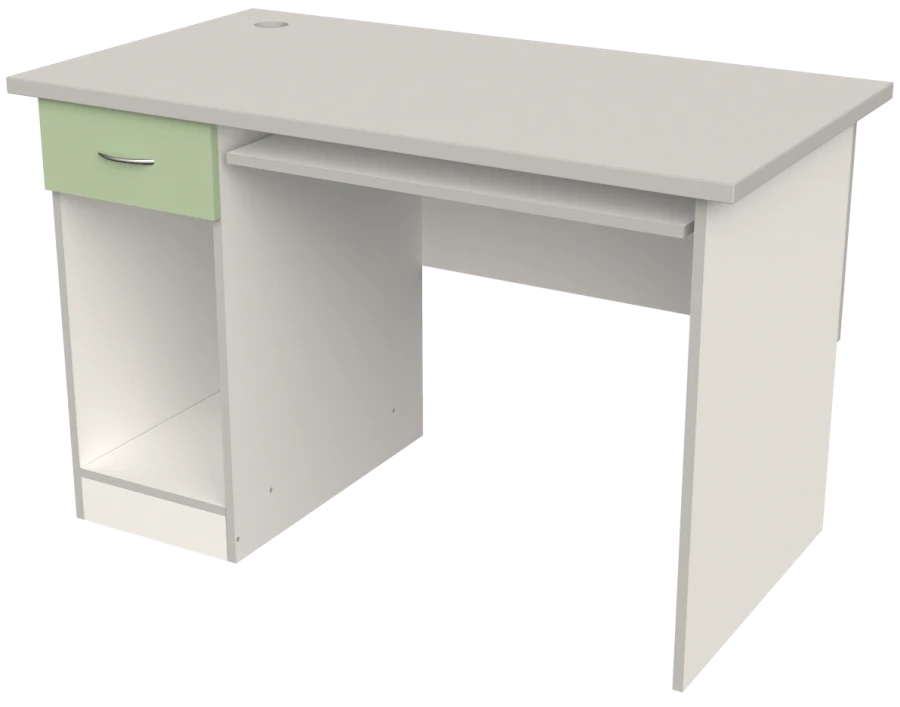 Medical table for a doctor with a built-in cabinet for a system unit SKV-3-"Aibolit".