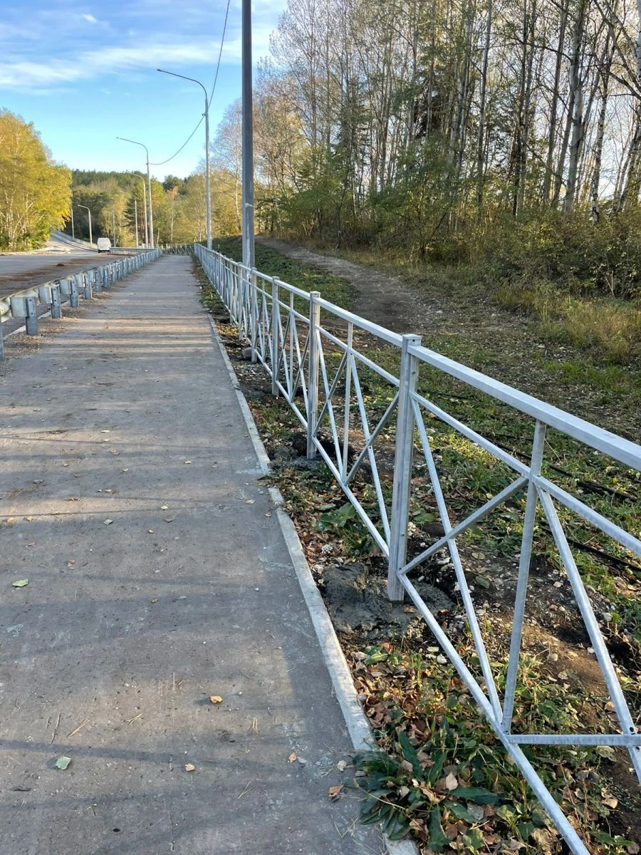 Pedestrian restraining and limiting fences, protective fences