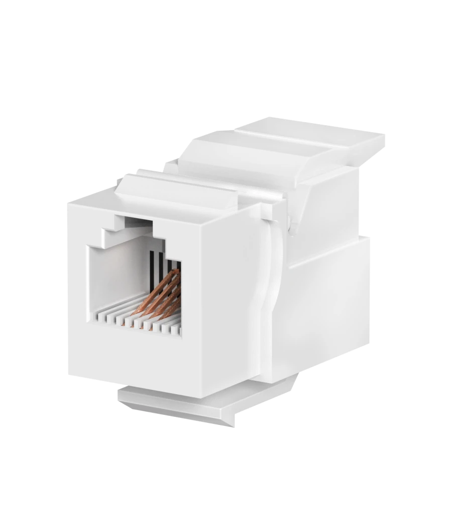 CADUCEUS ALING Experience Keystone RJ12 6P4C cat.3 module, white, art. no. 74303:CADUCEUS ALING Experience 74303
