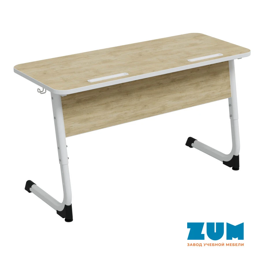 Pupil's table "Alter" adjustable, two-seater 3-5 g.r. (with table top angle adjustment), ZUM - SU.2.35.AU