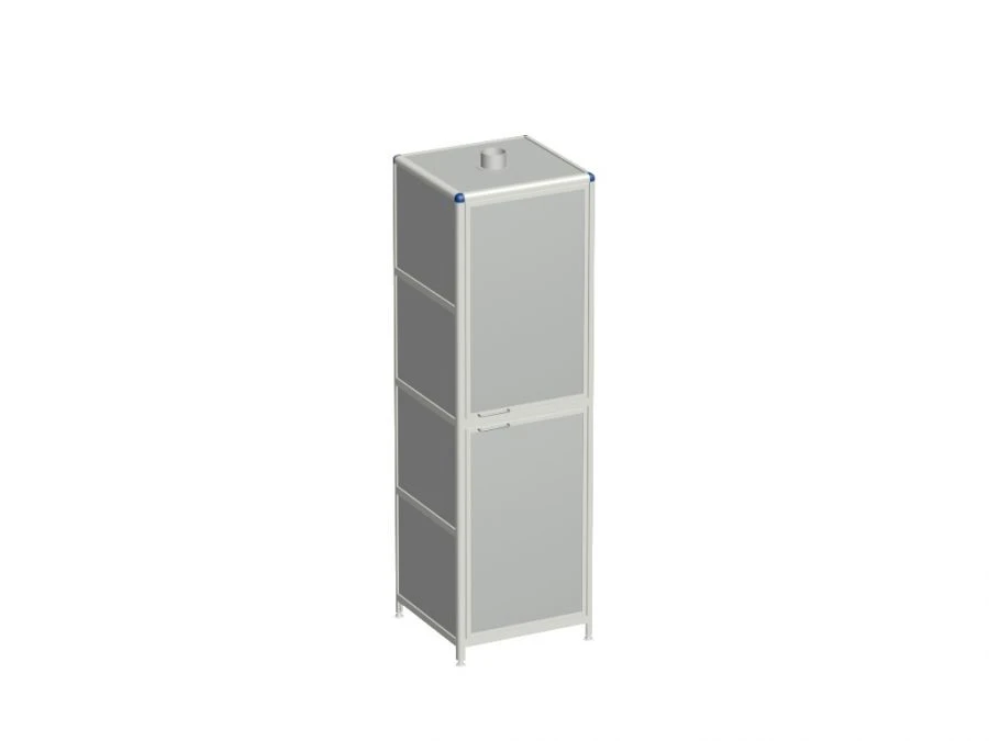 Metal cabinet for reagents. Model: ??-??, ???-??