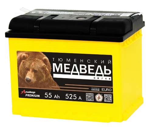 Lead accumulator for starting piston engines 6ST-55VLA "Tyumensky Medved"