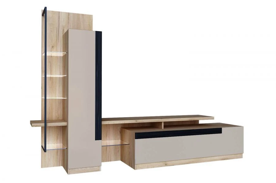 Cologne LD.674010.000 TV cabinet (Oak Gold/Kashmir )