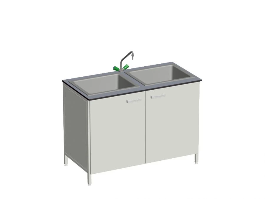 Metal wash table. Model: SMD