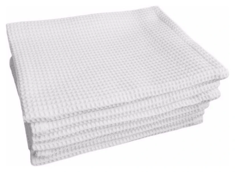 Cotton waffle towels