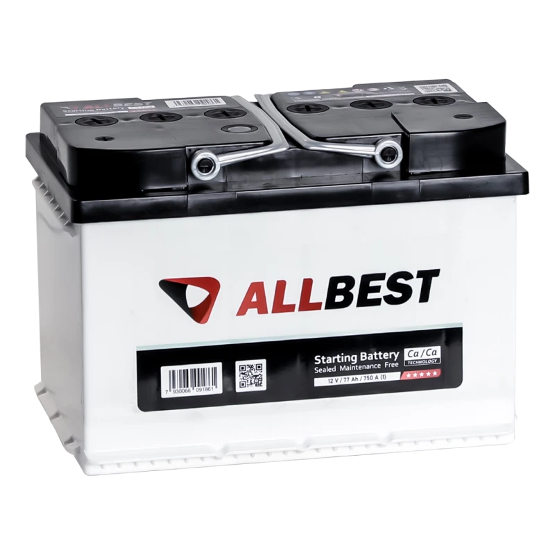 Lead battery for starting piston engines 6ST-77VL "ALLBEST"