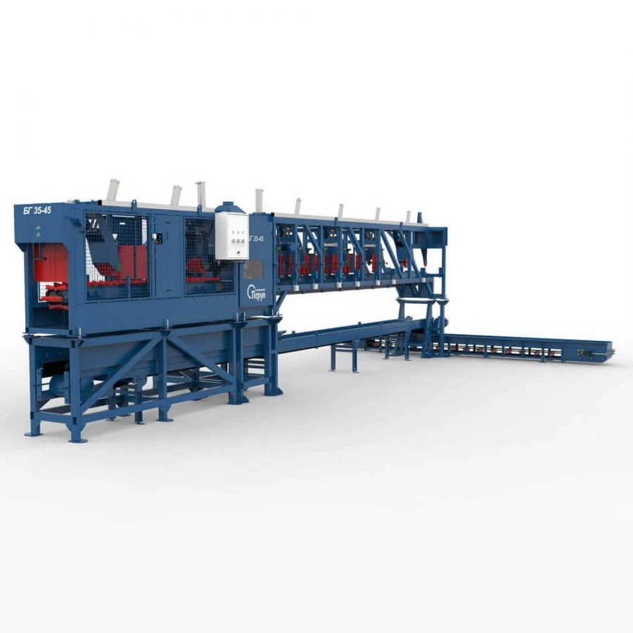 Log sawing machine caterpillar-chain BG 35-55 Line