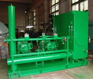 Hydraulic pumping and accumulator stations (HAS) on the basis of universal hydraulic modules IPK
