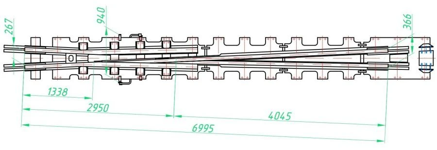 CRESTONE of type P65 of grade 1/11 (project 2561.05.000/01)