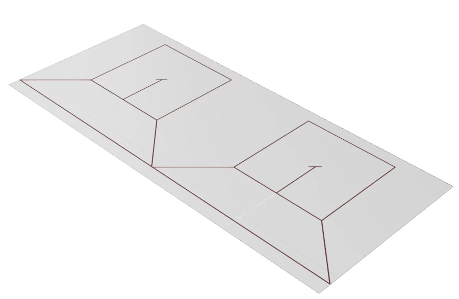Sheets with city markings