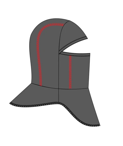 Heat-resistant helmet for protection against thermal risks of electric arc, model Energo T/sh-3