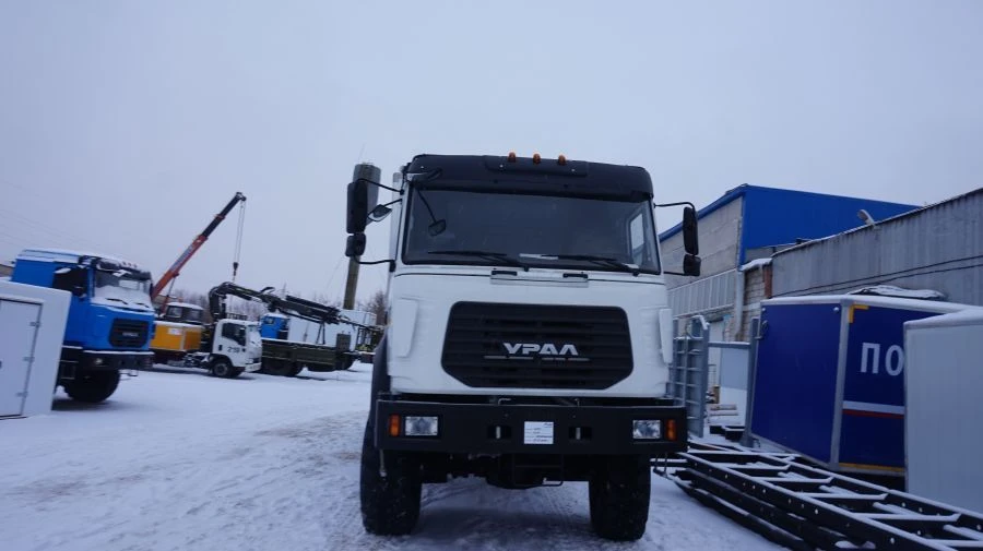 Special van with CMU produced by INMAN JSC, on URAL 4320-18 chassis, GIRD brand. Type 5849N3. Modification 5849N3