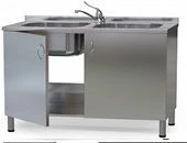 Double-socket cabinet with sink "KCm/Nzh 4-02 m-12/s"