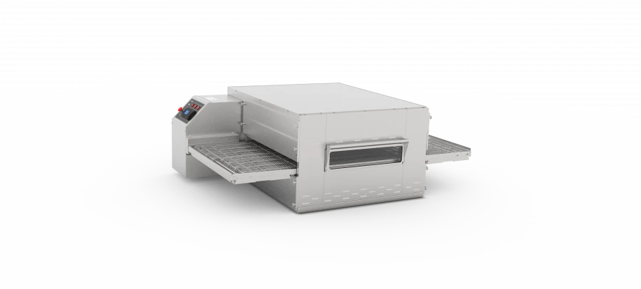 Electric conveyor pizza oven PEK-800/2 with door (2 tier)