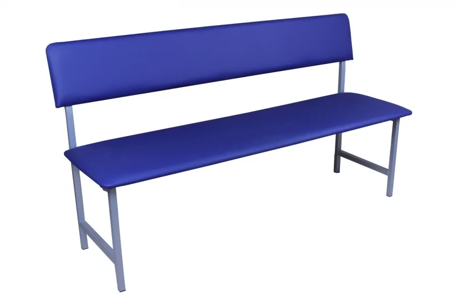 Upholstered banquettes with backrest, series B2