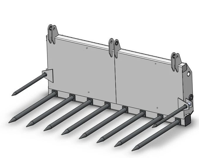 Replacement working tool for the SNU-550 universal mounted loader-loader: forks SNU-550-15-01