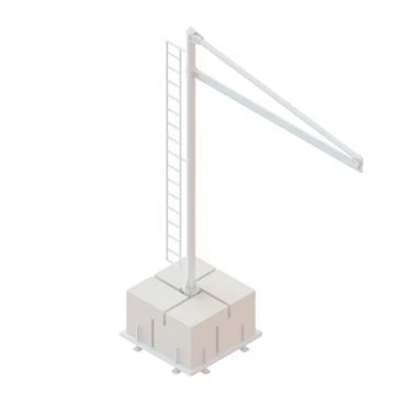 Counterbalance platform STRELA (outreach 4 metres) vpro E004-zn
