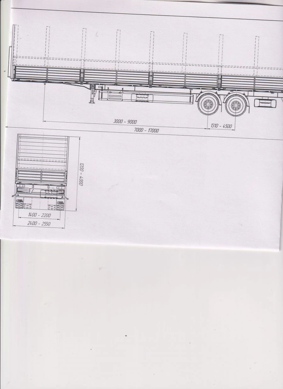 Semitrailer PB-2, type PB2, modification 92298-0000010-01. Axial unit AGOS-2-GT7-00.00.000-01