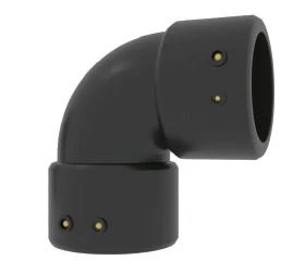 Electrically welded polyethylene branch