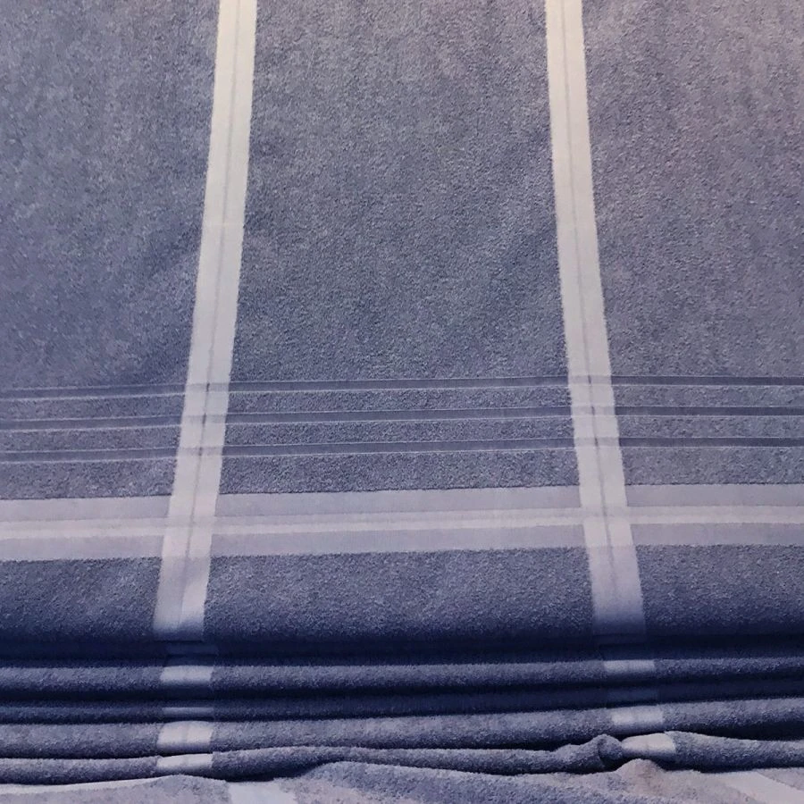 Smooth-dyed cotton terry fabric for sewing towels