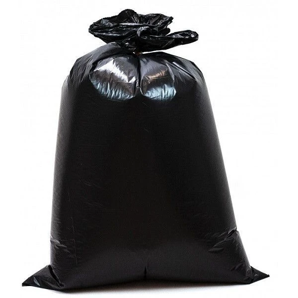 Polyethylene bags for household use in a roll