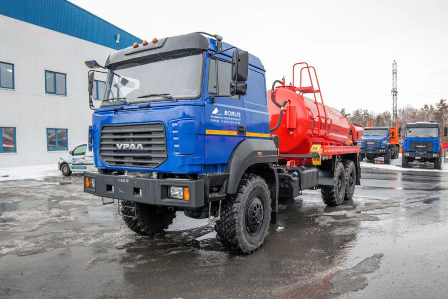 Special vacuum truck MV-10 BORUS 48241 on chassis URAL 4320-82