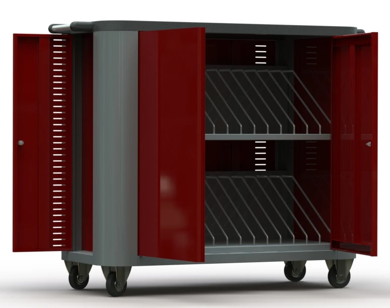 Universal charging trolleys for storing and charging cordless tools, laptops, tablets, phones TZU series