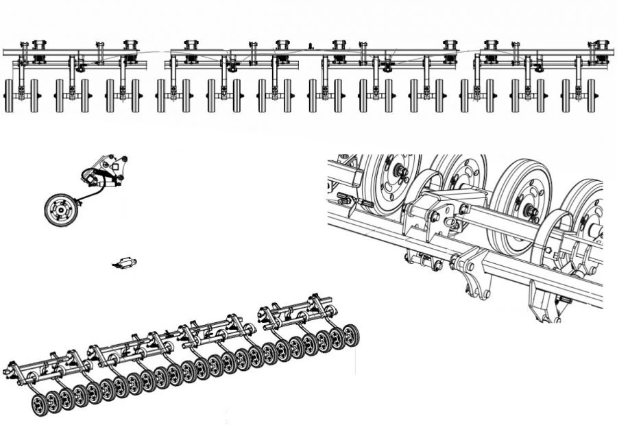 103422 - ROLLER HARROW DMC 6000 - 250 VORM.