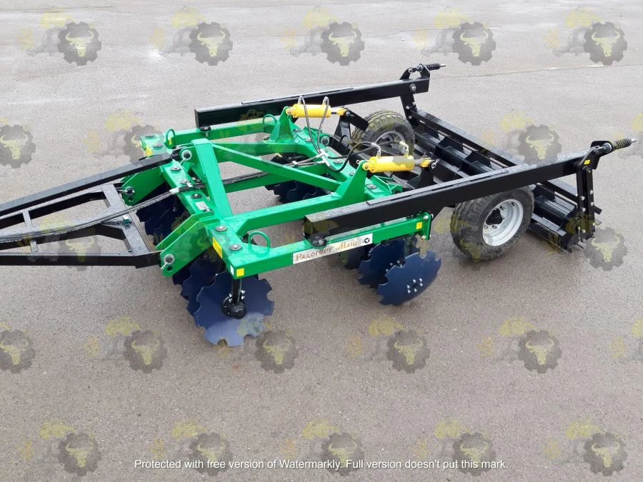 Trailed disc harrow BD-2,4x2P with roller