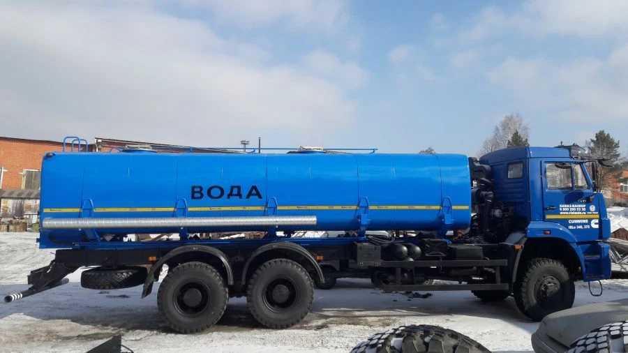 Tank truck for transportation of food liquids (technical water) ????/???/?? 4671N6-20 on chassis Kamaz 6522-RT