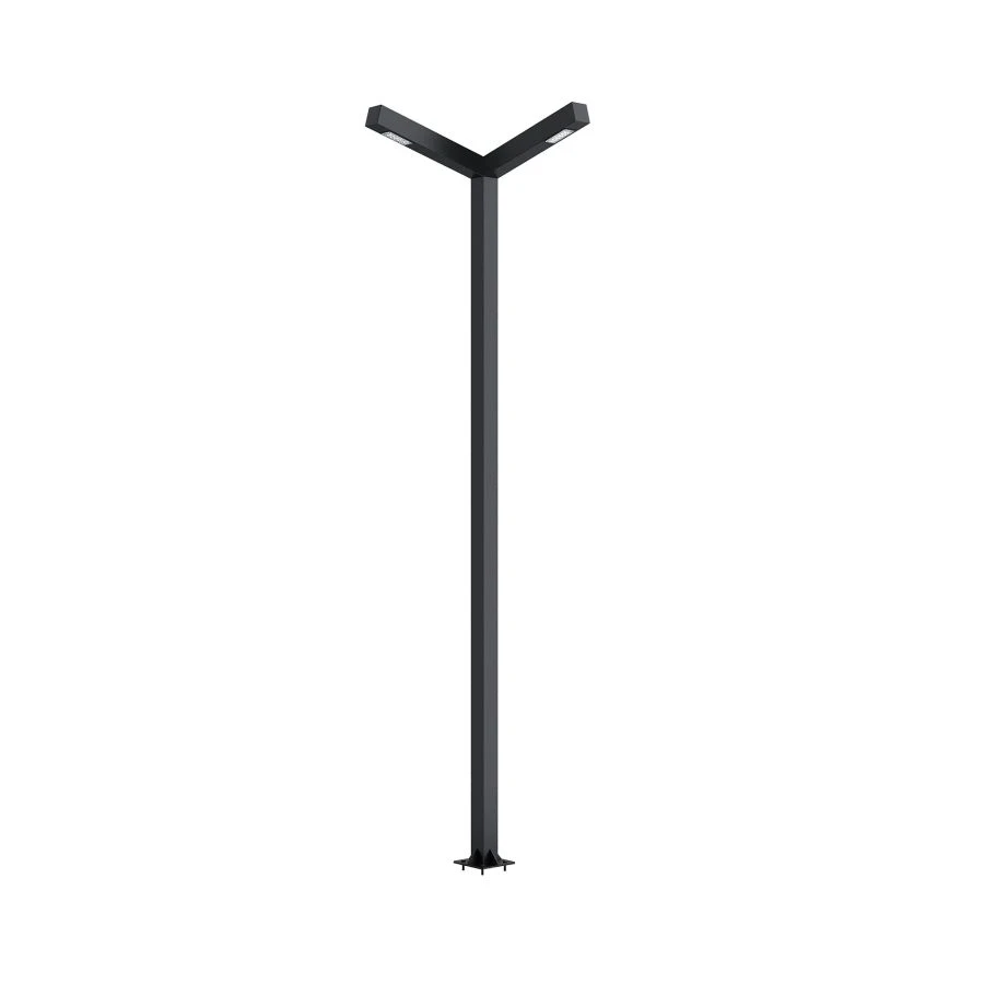 Street lamp SVETHOLL Aldebaran V-shaped 105 degrees L860 B860 H6000 200W 28200 Lm