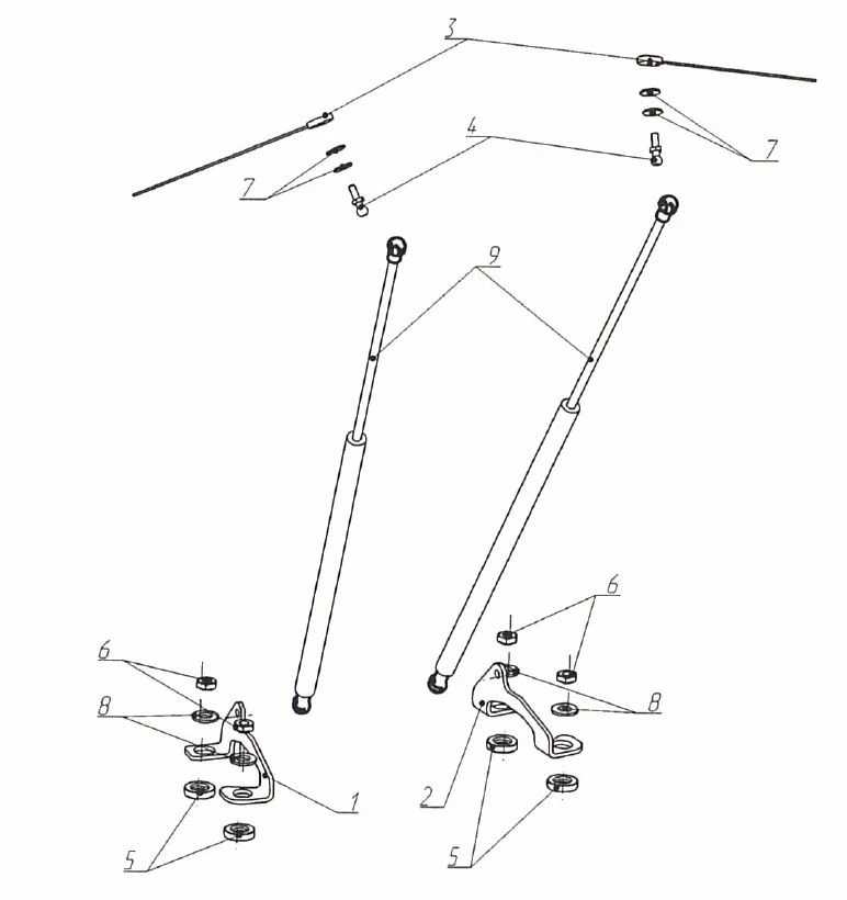 Smooth bonnet lifting device for Hyundai i20 (2021-)