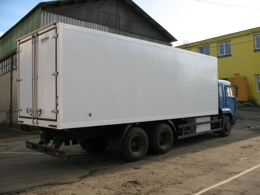 Truck for transporting food products mod. 8751B1 on chassis KAMAZ 65111-A5, 65111-50 on chassis KAMAZ 65115-A5, 65115-50, 65-