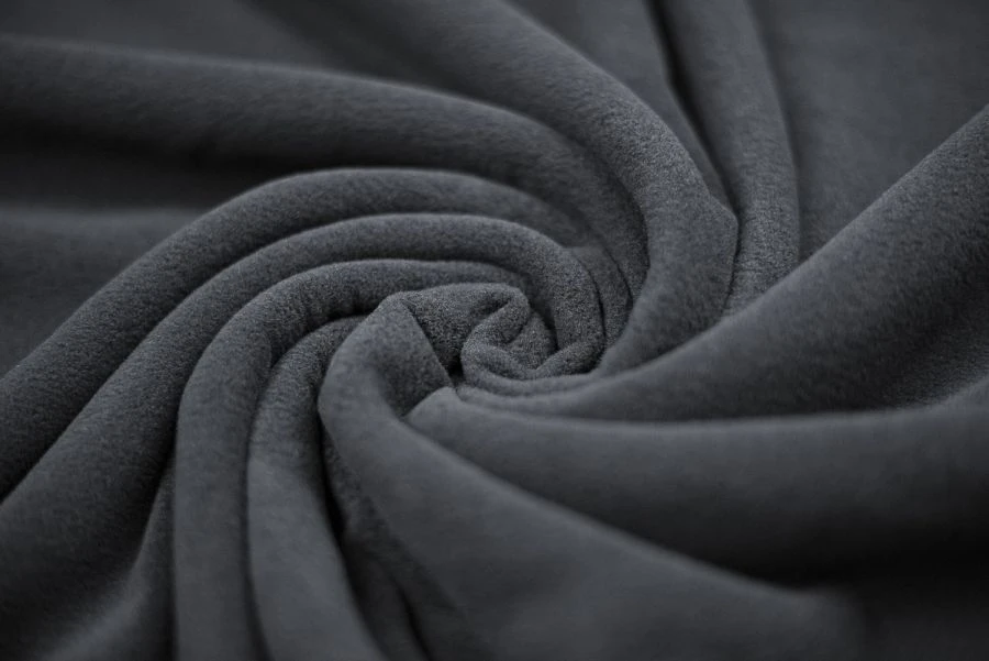 Knitted polyester fleece fabric Amur with one-sided pile with antipilling treatment, art. 220.20040