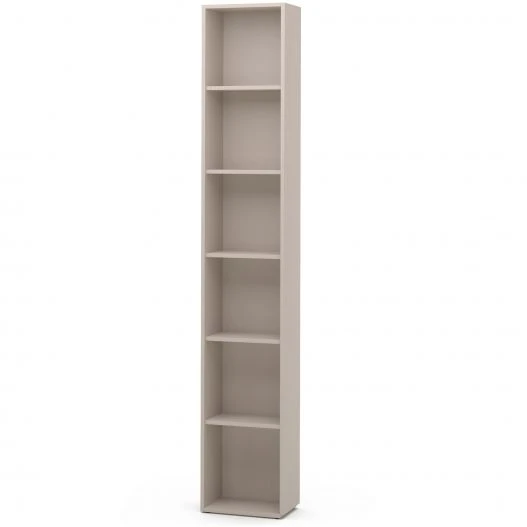 "SOHO" G7B-03.DS, Shelf unit, left end shelf 400 (beige) from the set of modular furniture "SOHO"