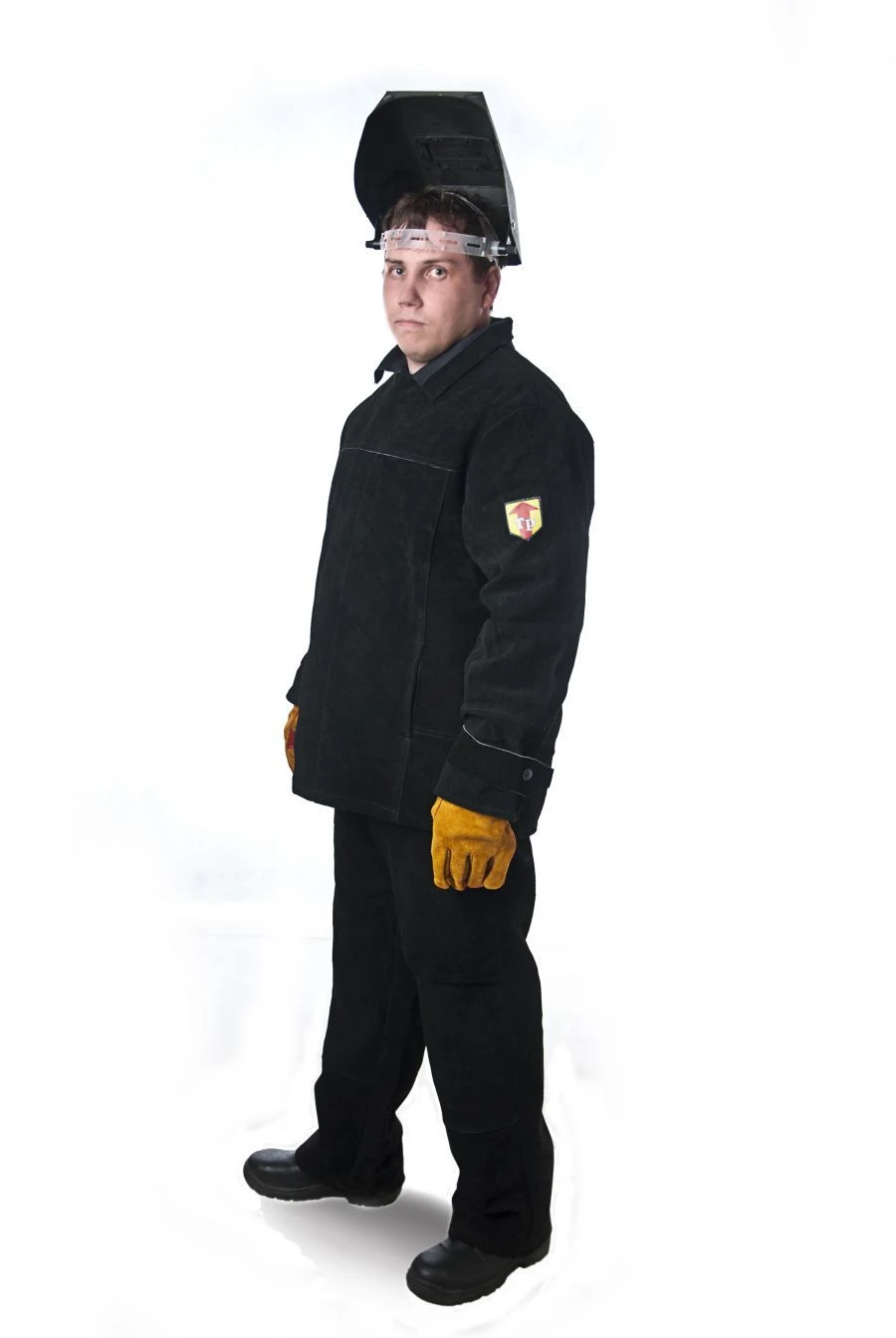 Special protective clothing:men's sets for protection against elevated temperatures: against sparks and splashes of molten metal