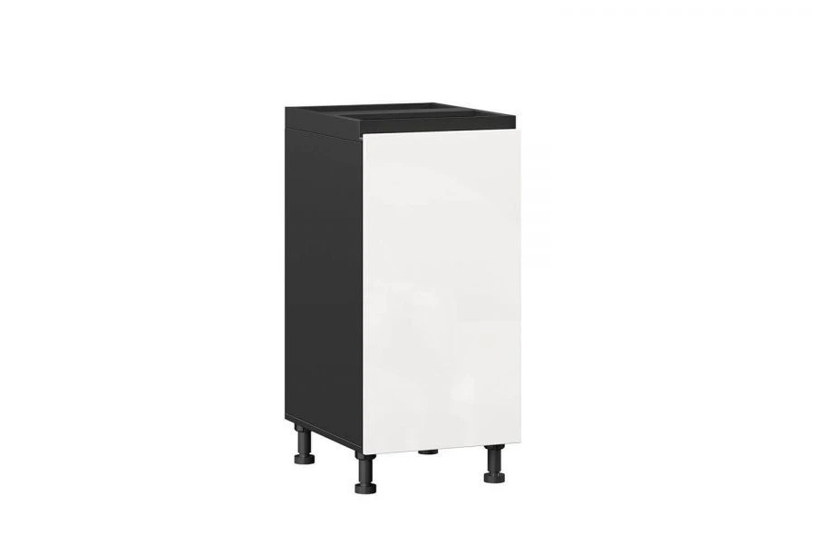 Sherwood LD.281610.000 Kitchen cabinet front 400 (White gloss/Black )