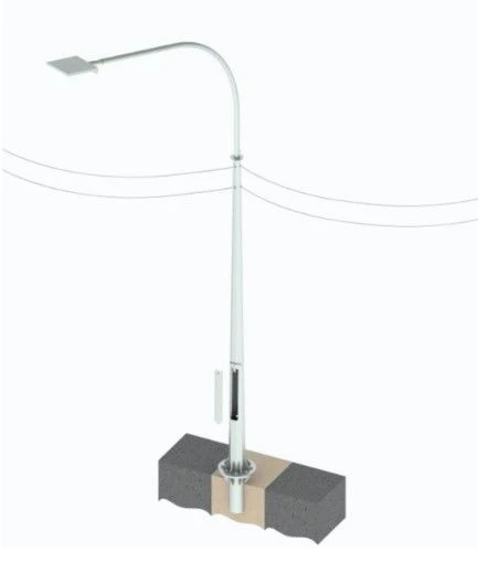 Fixed electric lighting supports