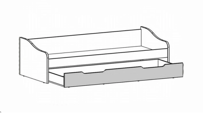 Children's and teenager's sofa with wooden frame