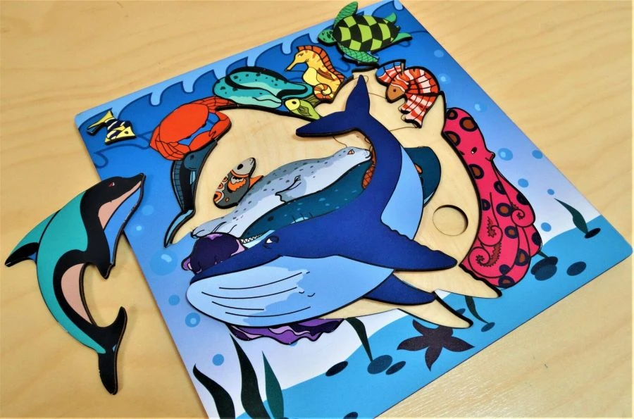 SEA Dwellers puzzle frame - insert