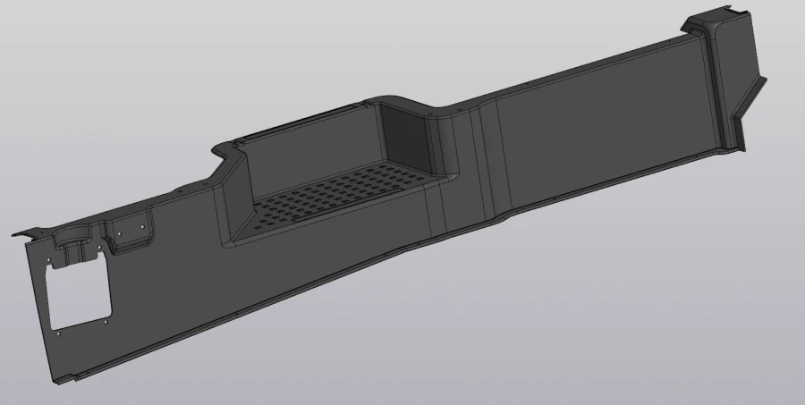 Rear floor deck trim A68R52-510642
