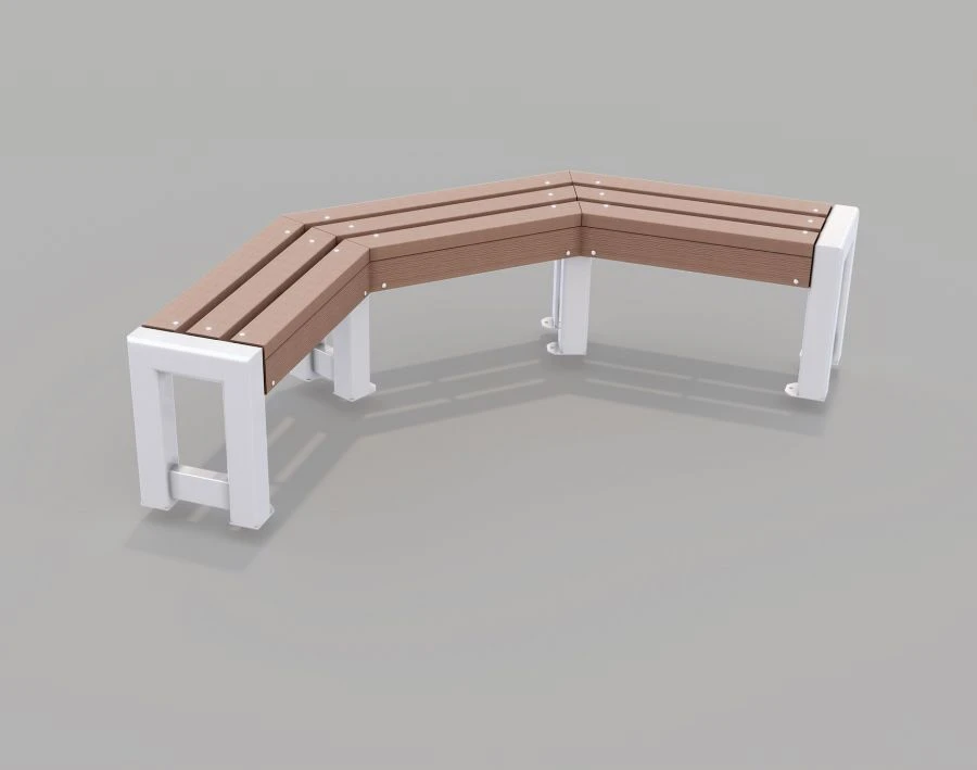 Corner MINIMAL boulevard bench
