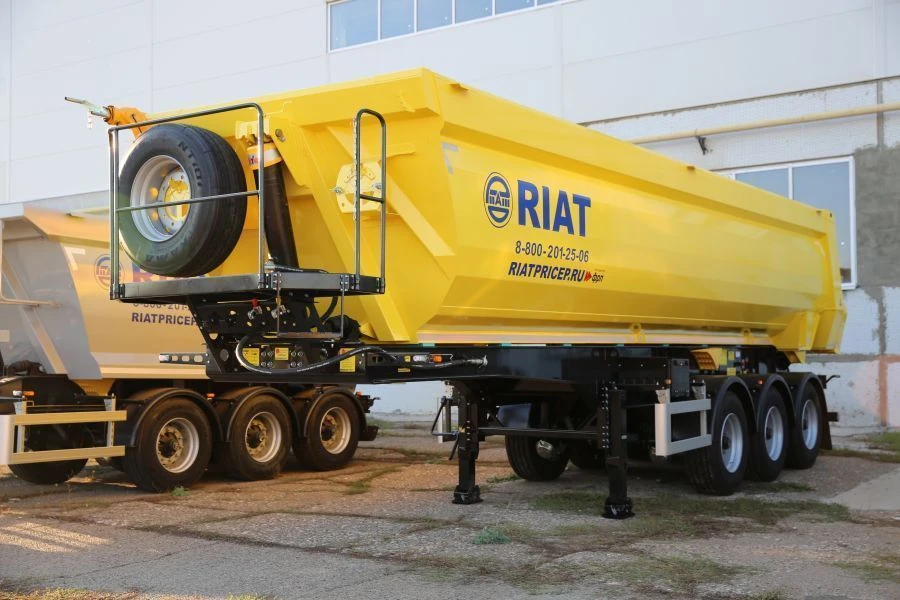 Semitrailer - tipper, modification 924900, configuration 924900-30H1, with BPV-Ost axles: HSFALM 9010-15 V36 ECO-PLUS 3 61.68.36