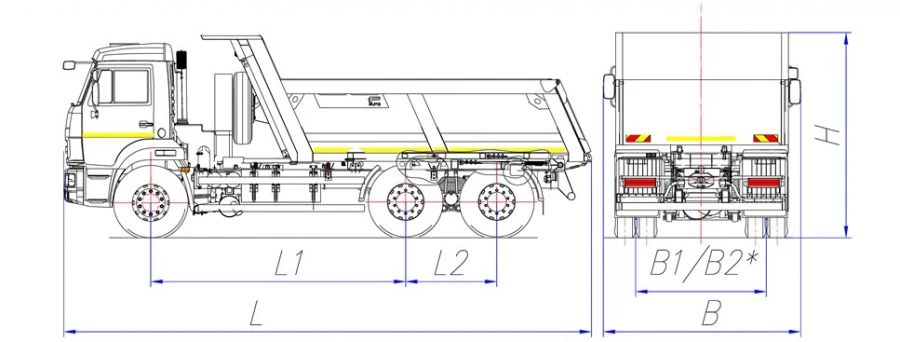 Universal road maintenance machine model MK-4535-08
