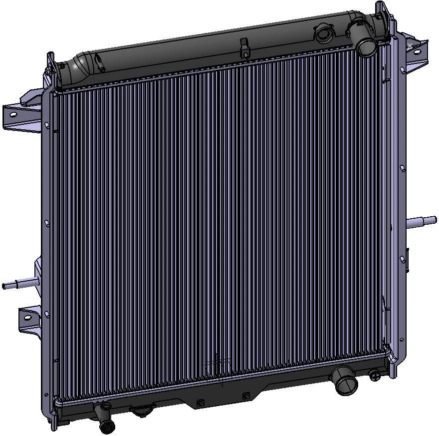 Engine cooling radiator C41RB3.1301010-01 (2831-058-0001)